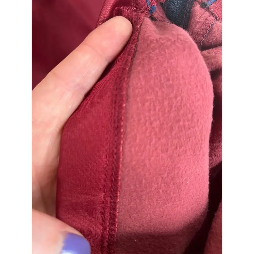 Vintage Early Winters Gore-Tex outdoor men's track pants in maroon, size L - Picture 7 of 11